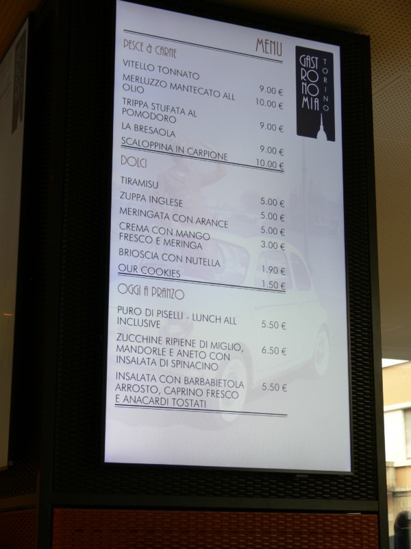 Menu totem di pagamento | Totemmultimedia | Kiosk di pagamento