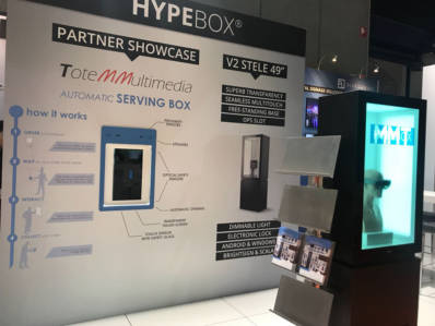 Serving Box Ise Amsterdam vetrina interattiva | Totemmultimedia