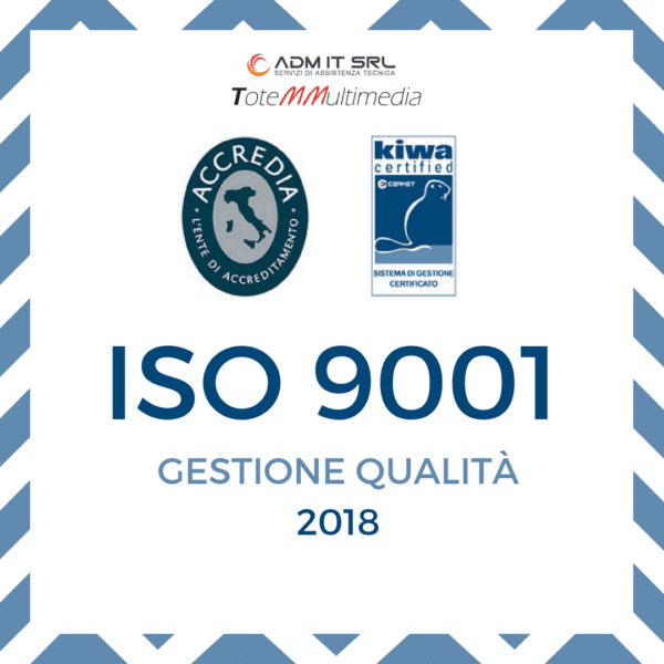 Admit ISO 9001 gestione qualità